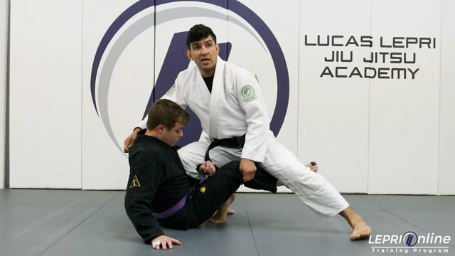 Sit Up Guard Counter to Knee On Belly Variation to Back Take