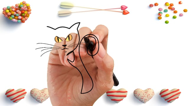 kittens, design, cheered up