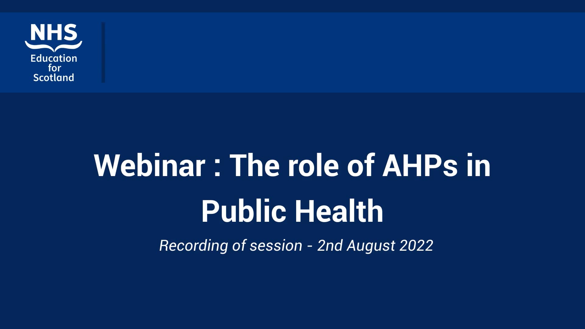 Webinar  Ahps In Public Health Recording Final Copy (1).mp4 On Vimeo