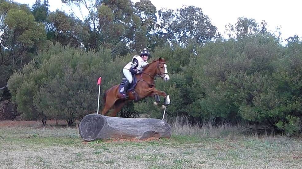 Teegan Ashby riding RON 133 EvA80 Wagga Wagga Horse Trials at