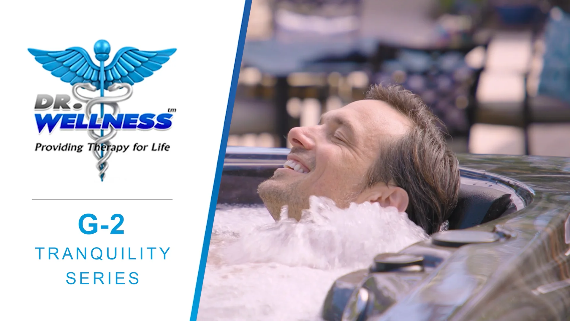 Dr. Wellness G-2 Tranquility Spa w/Bluetooth Waterproof Audio