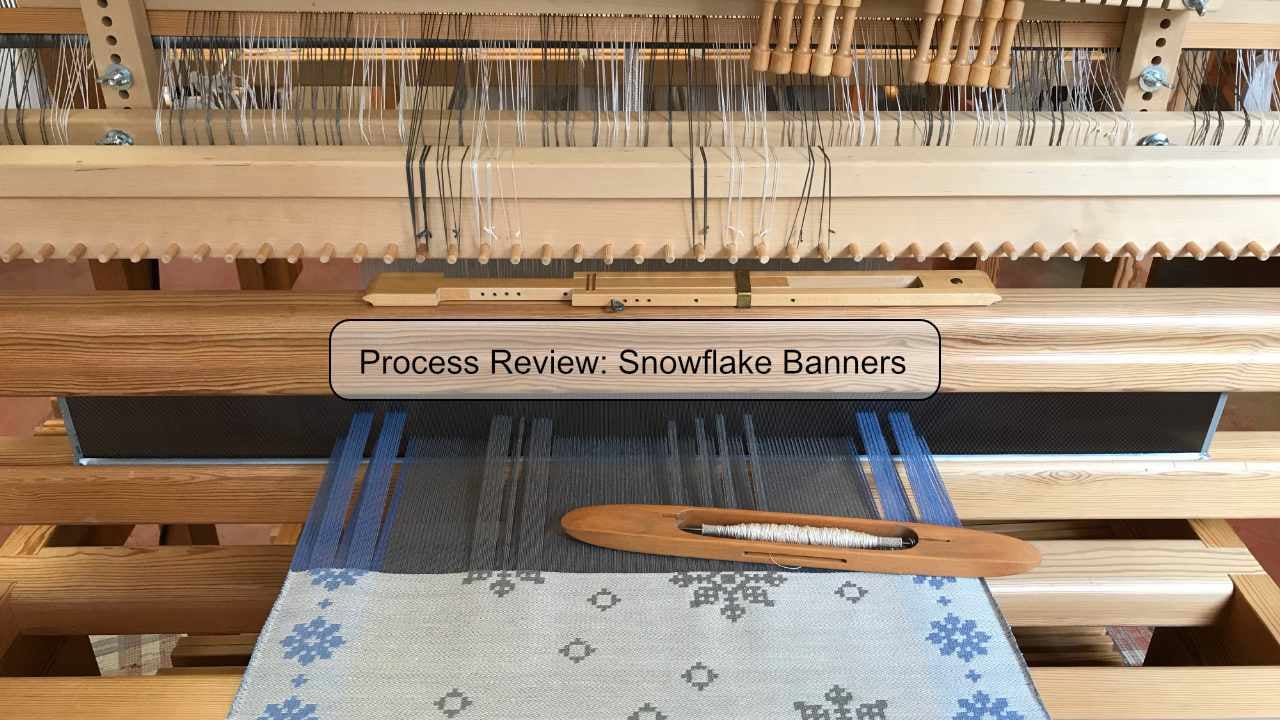 Process Review: Snowflake Banners