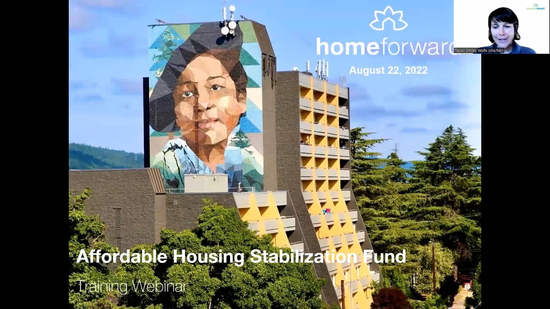 Affordable Housing Stabilization Fund Training on Vimeo