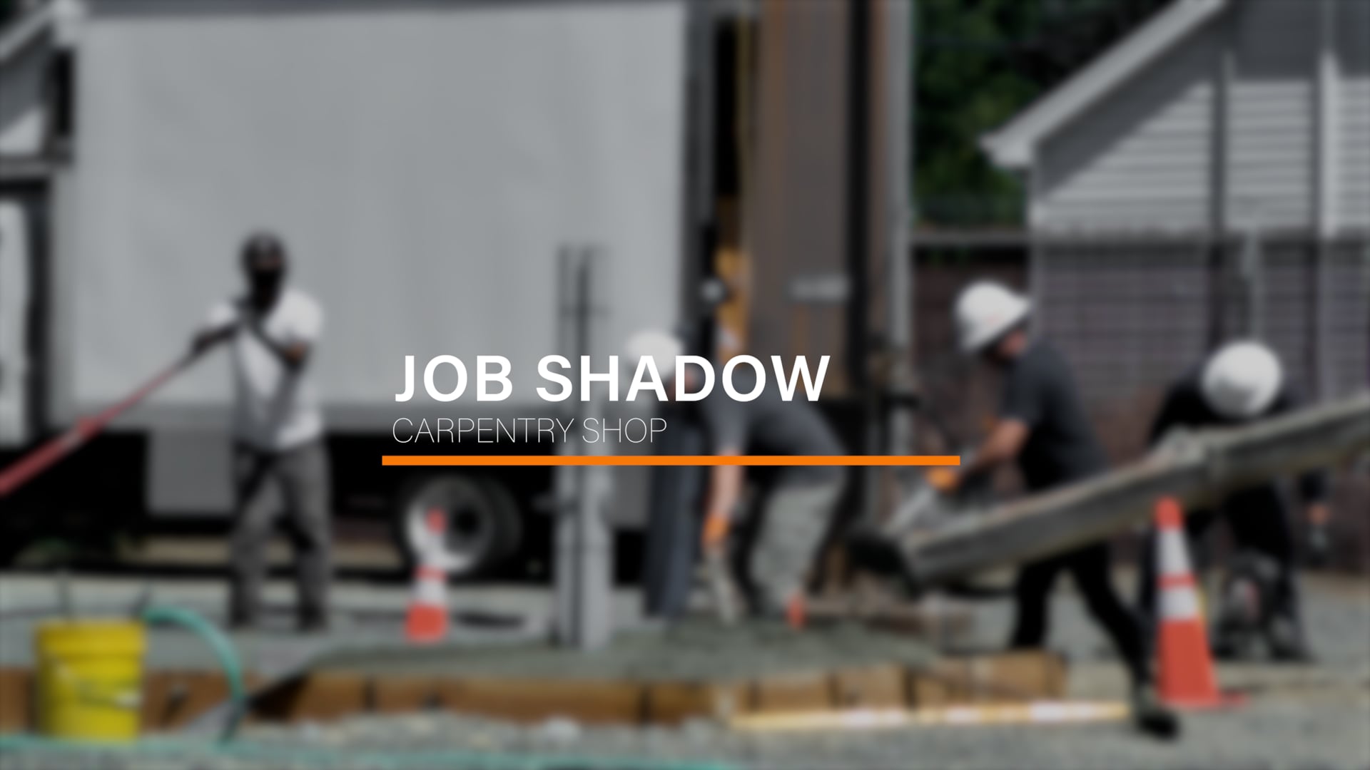 Job Shadow: Carpentry Shop