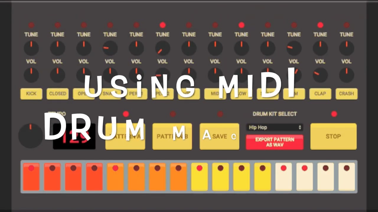 Using MIDI Drum Machine in Bandlab on Vimeo