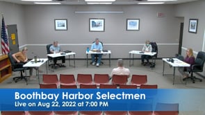 BBH Selectmen Aug 22, 2022