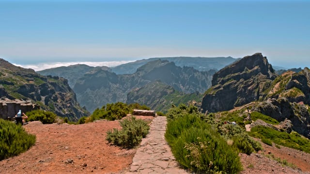 Mountain Hike through the Clouds over Madeira. Part 2