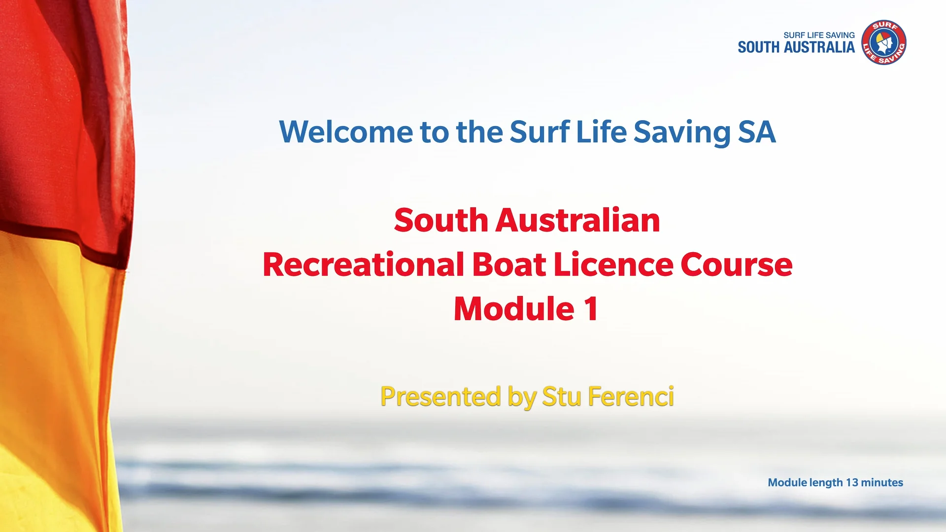 Sa boat licence course module 1
