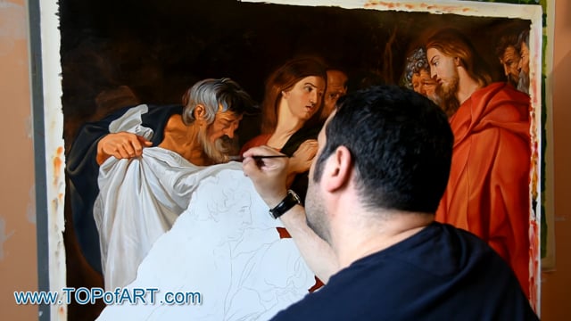 Peter Paul Rubens | Raising of Lazarus | Painting Reproduction Video | TOPofART