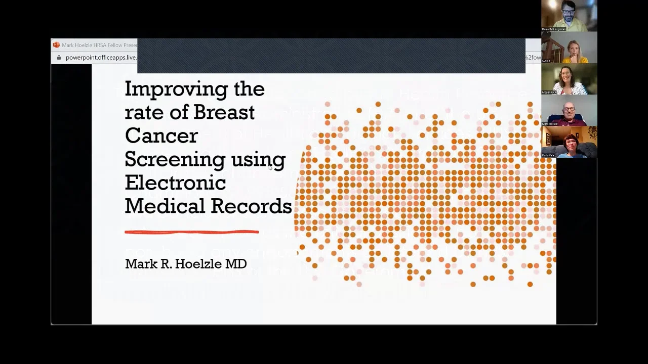HRSA QI Project Presentation Mark Hoelzle on Vimeo