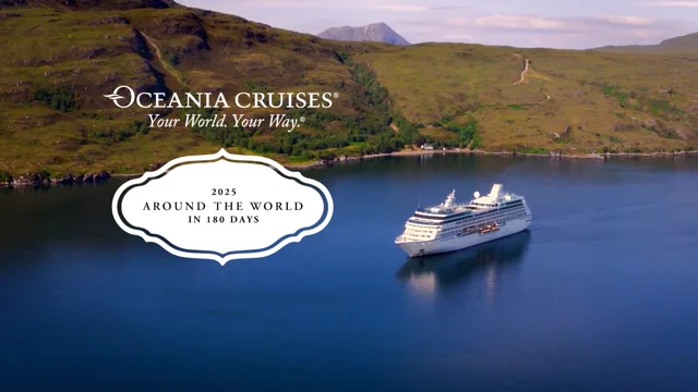 Oceania Cruises - Around The World in 180 Days (181 days)