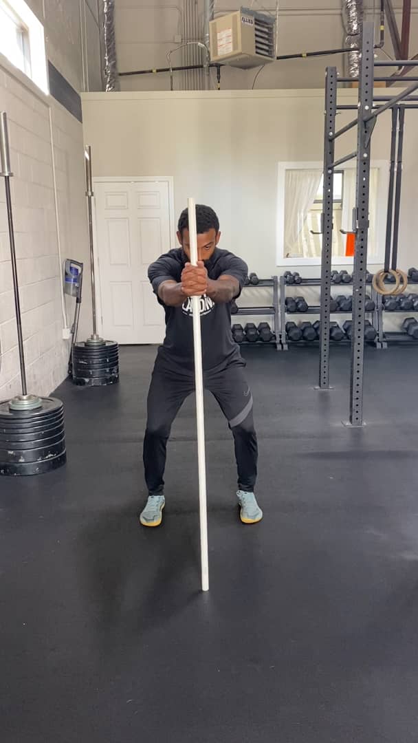 Standing PVC TSpine Rotations on Vimeo