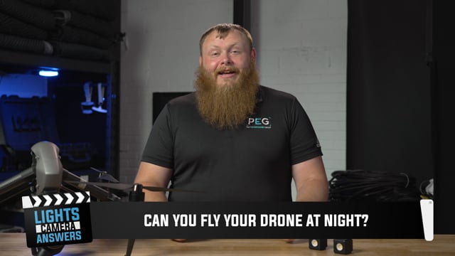 my drone has lights can i fly it at night