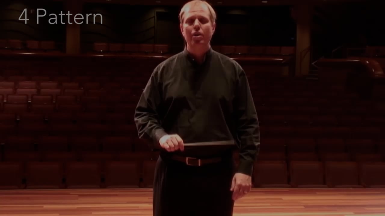 Conducting Pattern - Quadruple Meter