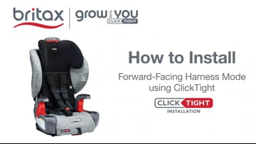 How to Install Rear-Facing with Vehicle Seat Belt: Britax ClickTight  Convertible Car Seats | Videos & Movies on Vimeo