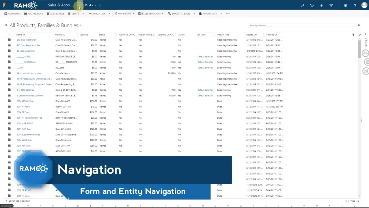 Core Basics - Forms and Entity Navigation on Vimeo
