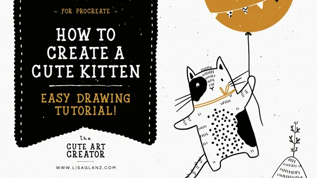 Easy Peasy Animal Drawing Kit - draw cute animals - Lisa Glanz