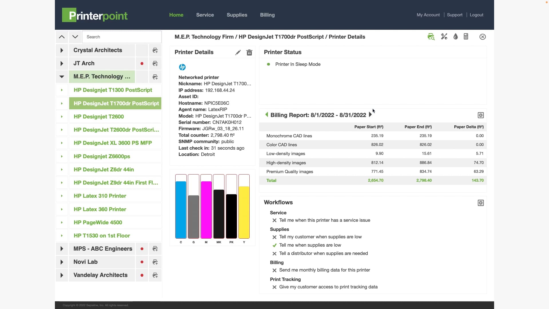 Billing Report