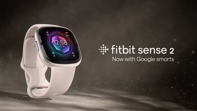 Fitbit Sense 2 Smart Watch - Lunar White / Platinum Aluminum