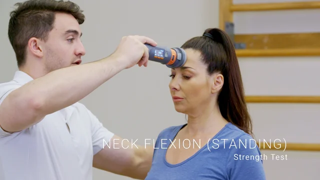 Cable Seated Neck Flexion (with head harness)