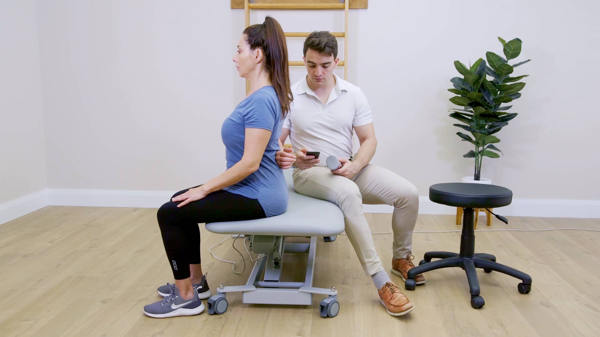 VALD DynaMo Plus Shoulder Internal Rotation (Sitting Arm Behind back