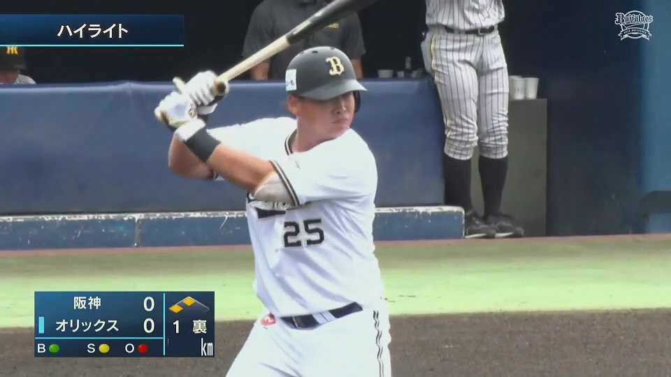【ファーム】8月24日 バファローズ対タイガース ダイジェスト