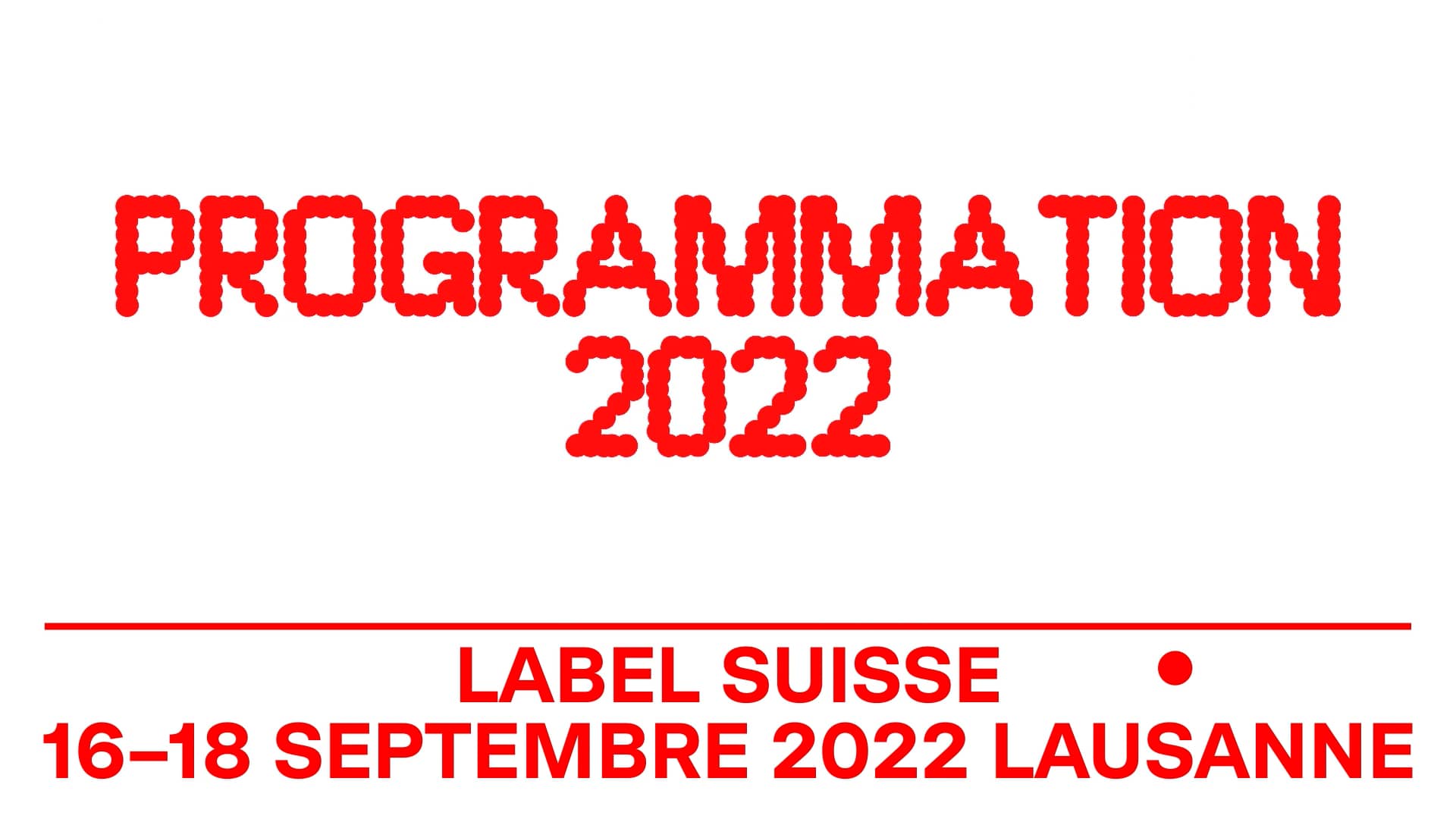 Label Suisse Festival Teaser 2022 on Vimeo