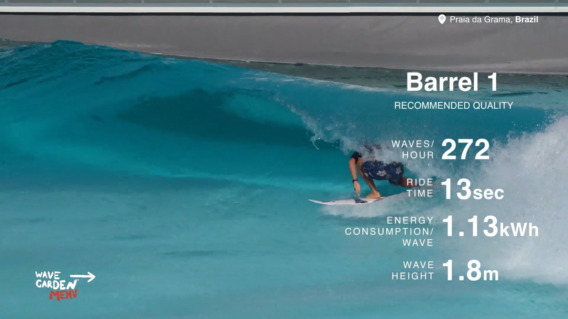 Praia da Grama, Barrel 1(Recommended)