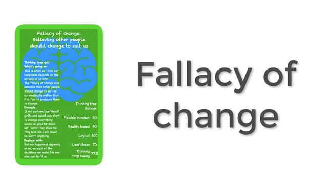 Fallacy of change