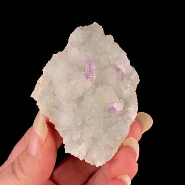 Amethyst (''reverse scepters'') on Calcite (ex Rich Kosnar Collection)