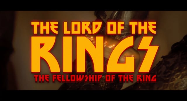Lord of the Rings: Fellowship of the ring trailer 