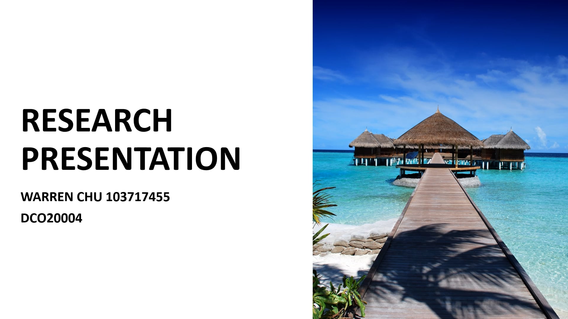Assignment 1 - Research Presentation Warren Chu 103717455 on Vimeo