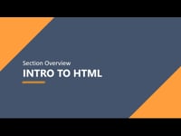 Web Development: HTML Quick Section Overview