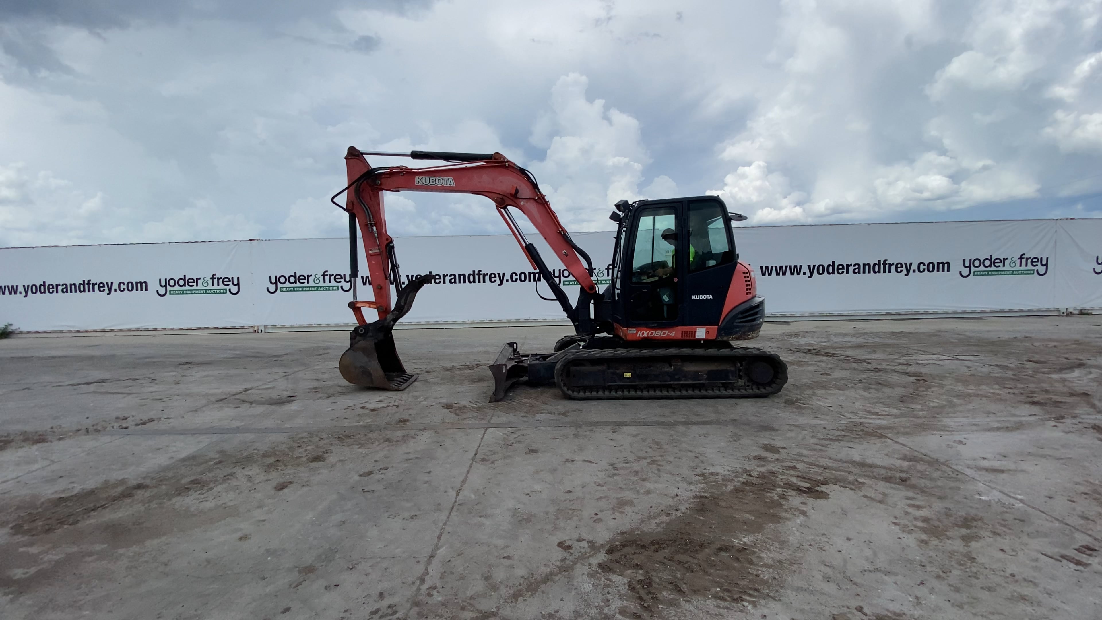 Yoder & Frey Kubota KX0804 Hydraulic Excavator Y&F Florida Aug