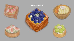 Procreate Fruit Pastry Brush Pack, a Brush Add-On by Artbykimmyw (Thumbnail 5 of 8)