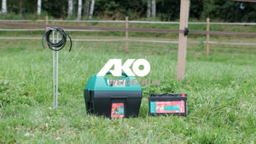 KERBL Premium Tor-Set FLEXIGATE green (Koppelzaun mit 40 mm Band & 6 m Länge, 36,5 x 15,5 x 14 cm Stromzaun in Braun) 442398 KERBL Premium Tor-Set FLEXIGATE green (Koppelzaun mit 40 mm Band & 6 m Länge, 36,5 x 15,5 x 14 cm Stromzaun in Braun) 442398