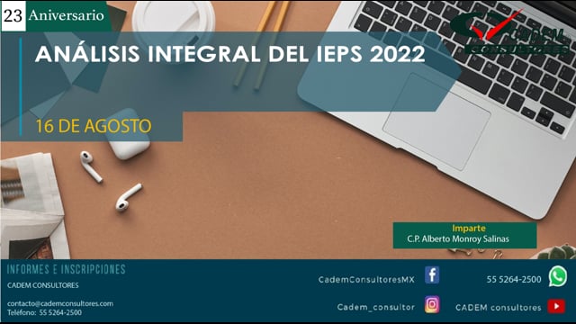 Análisis integral del IEPS e IVA 2022