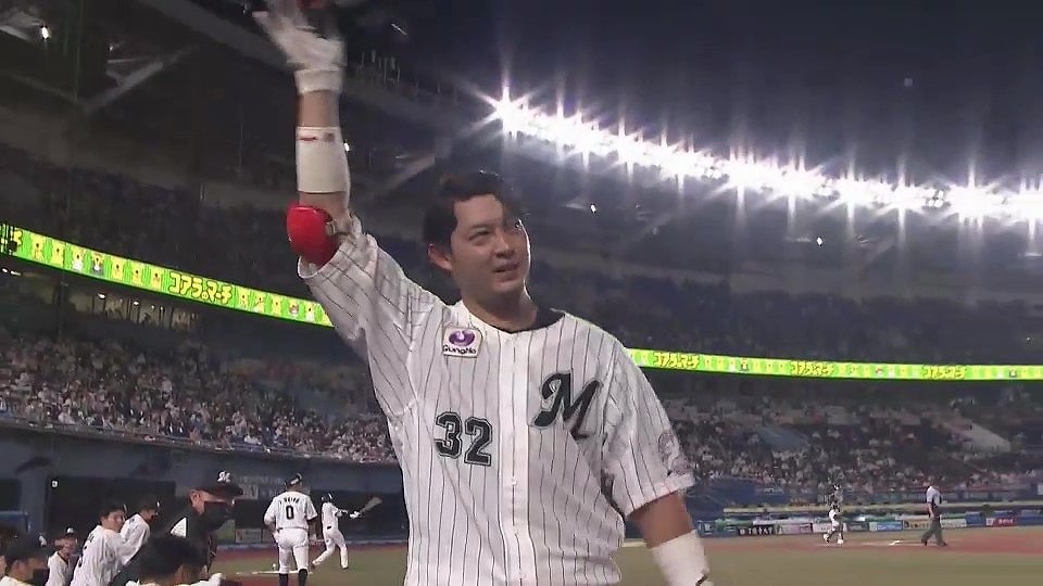【7回裏】完璧に捉えた!! マリーンズ・佐藤都志也 キャリアハイとなる第7号ソロホームラン!! 2022年8月25日 千葉ロッテマリーンズ 対 埼玉西武ライオンズ