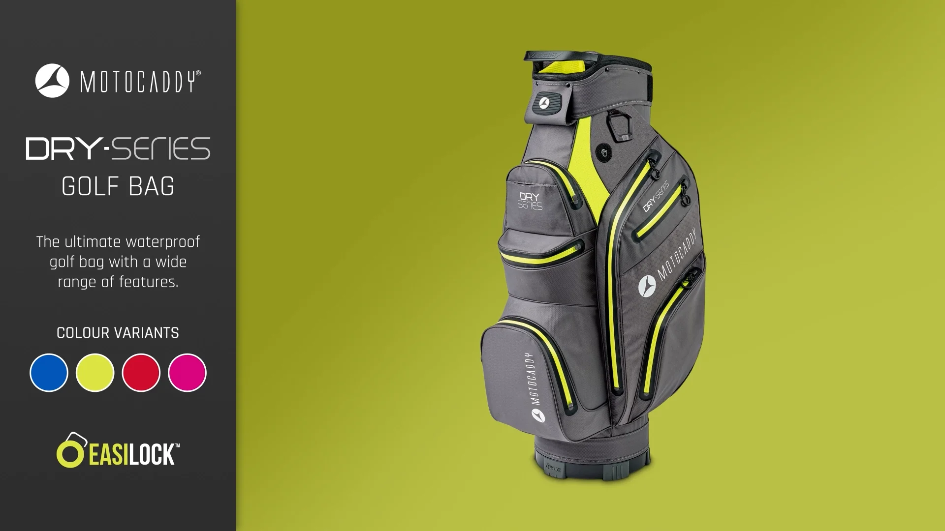 Motocaddy dry series discount golf trolley bag