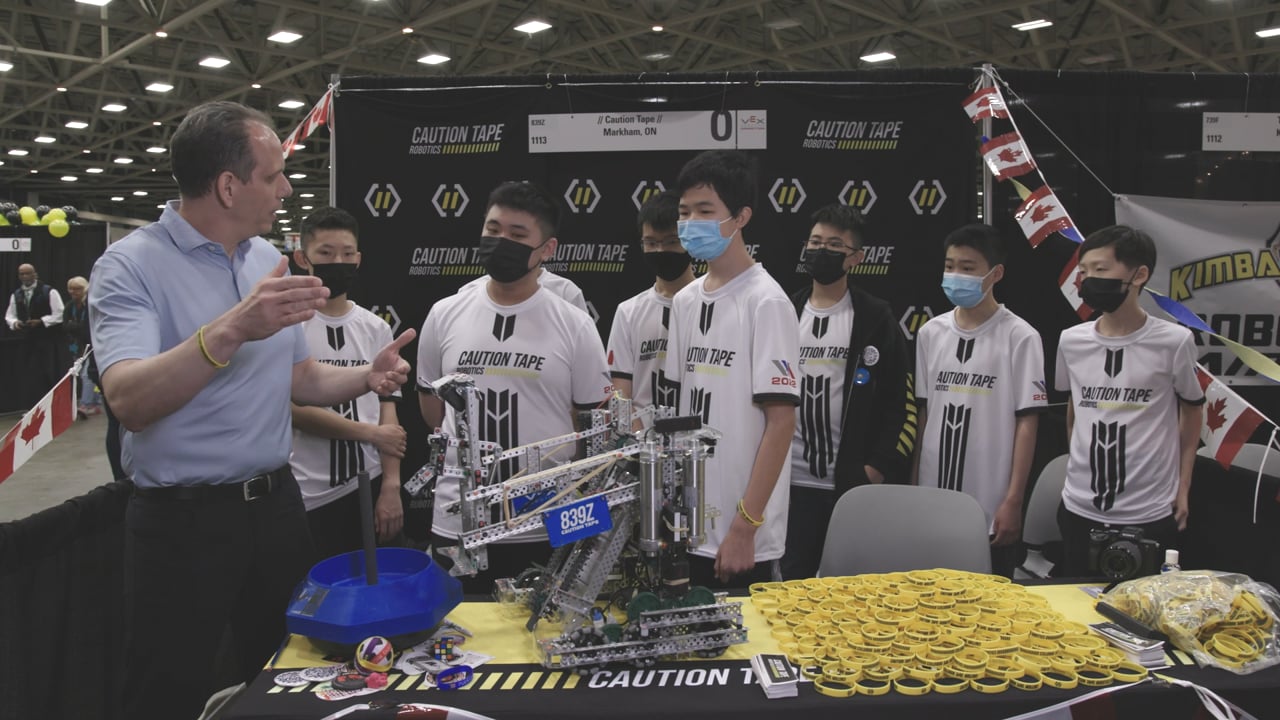 Image of VEX Worlds 2022 - Interview with Caution Tape - Engineering Notebook