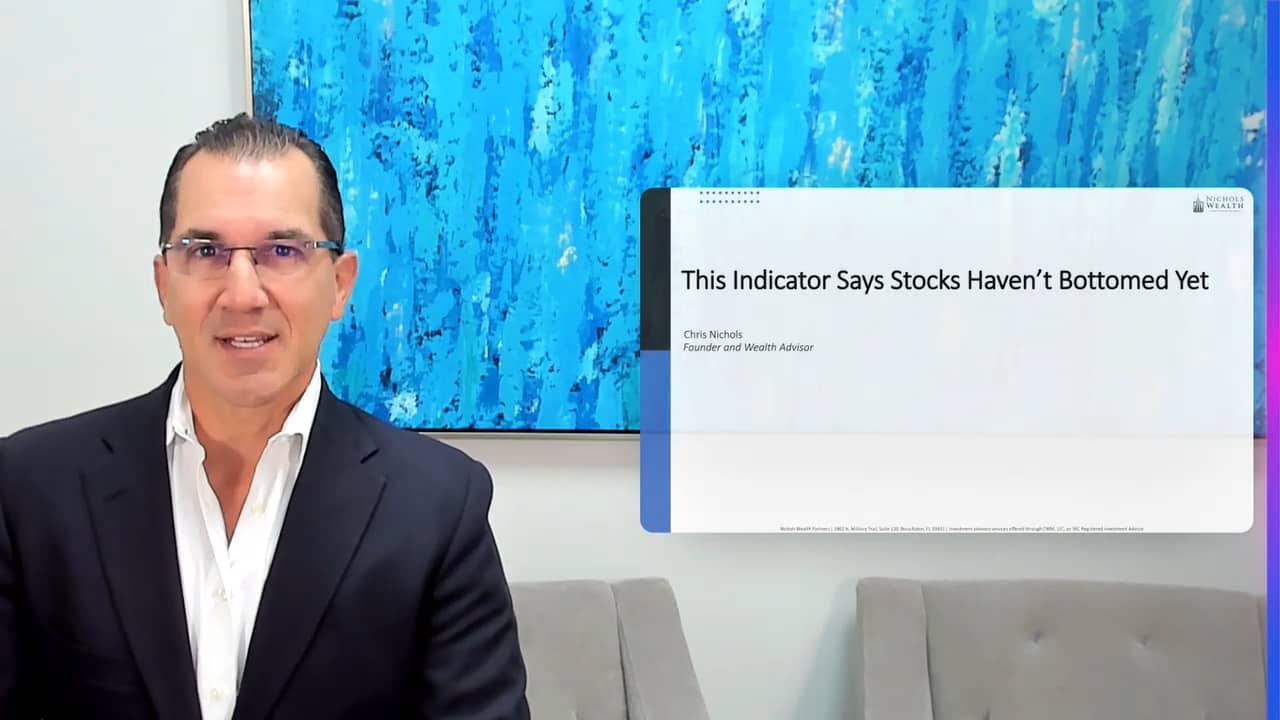 Nichols & Dimes Weekly Video This Indicator Says Stocks Haven't