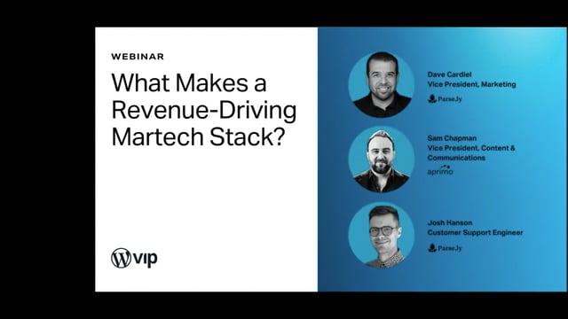 Thumbnail for: What Makes a Revenue-Driving Martech Stack