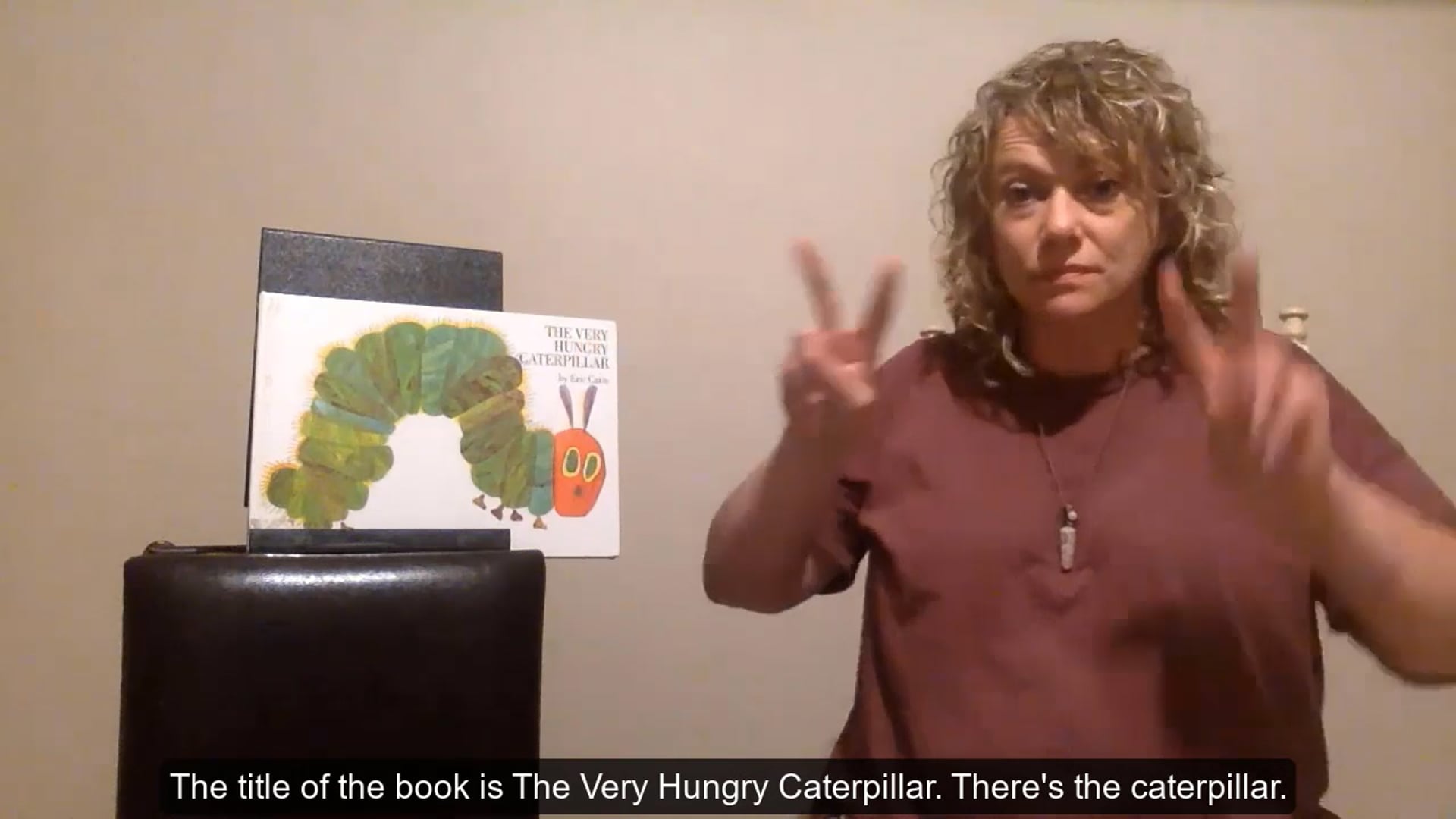 "The Very Hungry Caterpillar" (ASL)