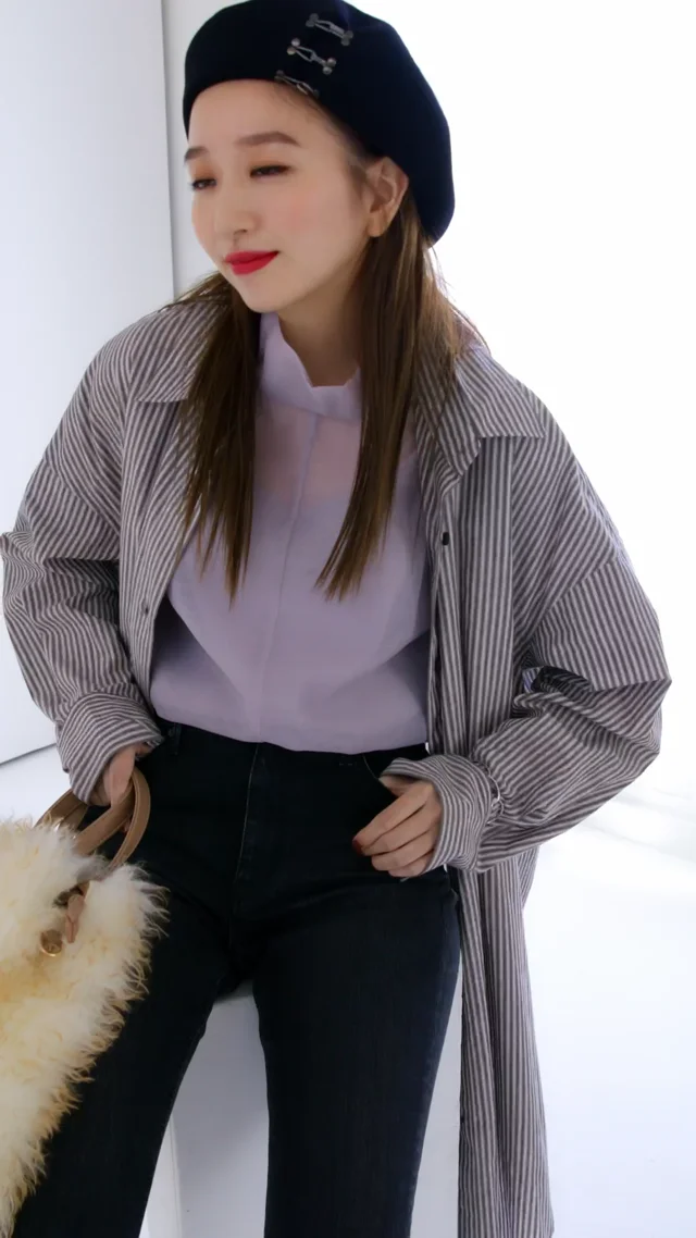 末澤誠也 着用モデルGUCCI カーディガンブルー