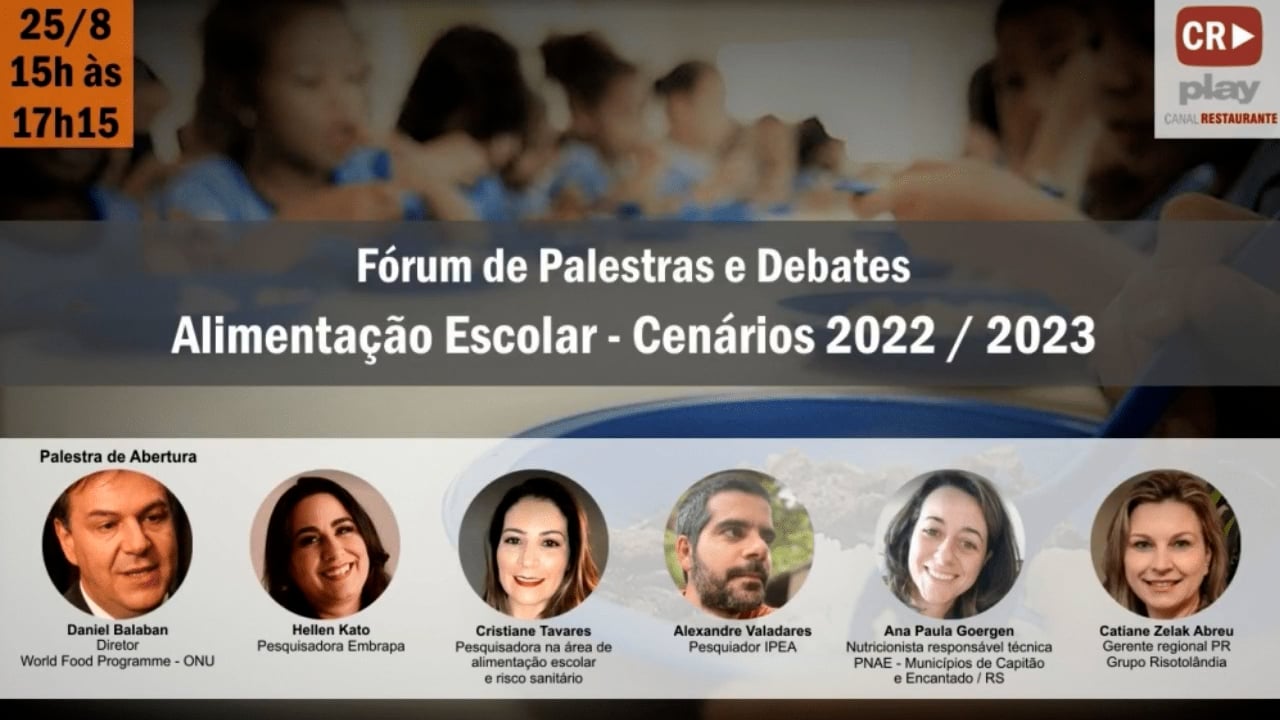 Evento Cenrios da Alimentao Escolar 2022 / 2023