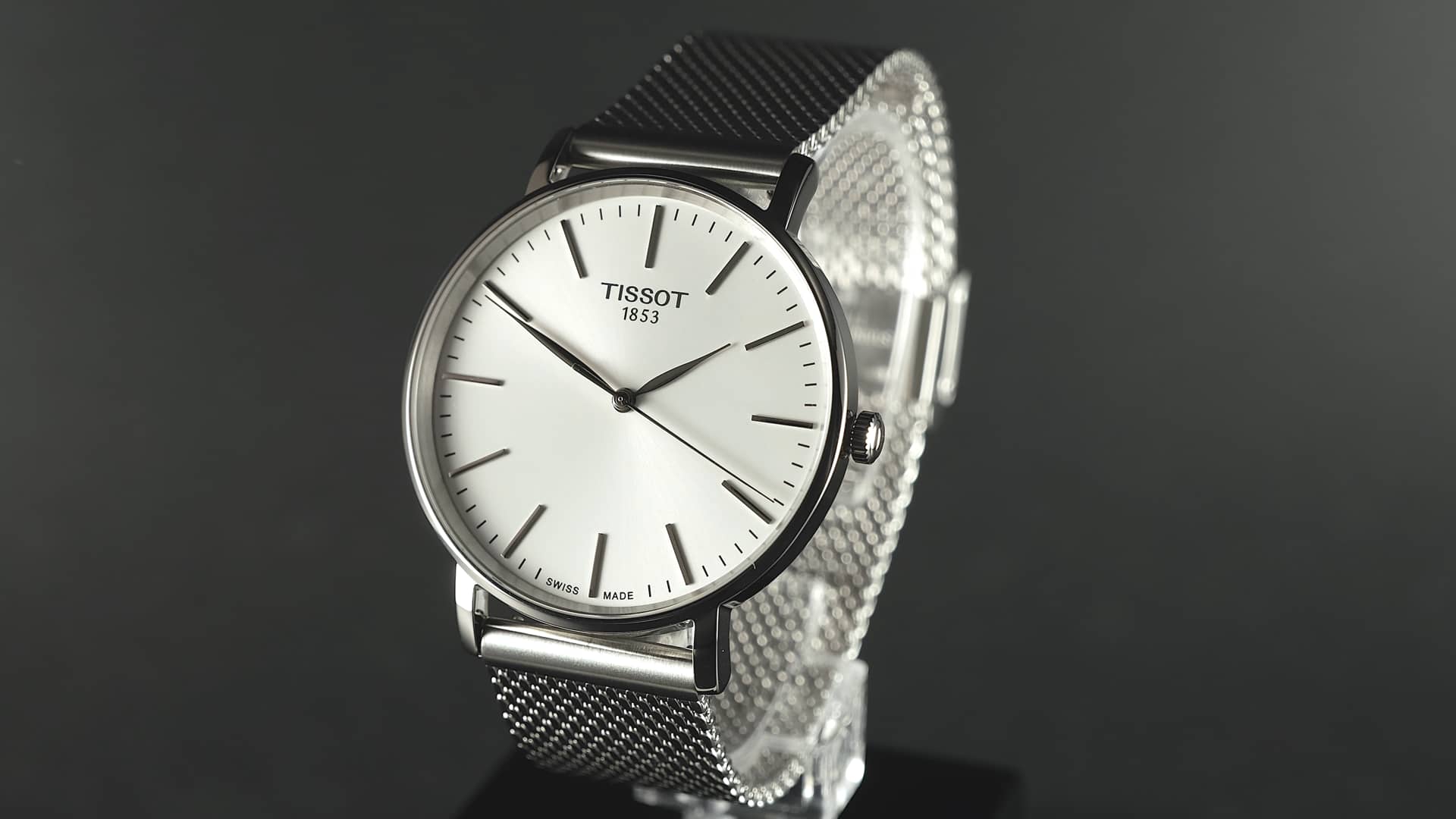 TISSOT -Everytime Gent Herrenuhr Silber Quarz 40mm- T143.410.11.011.00 ...