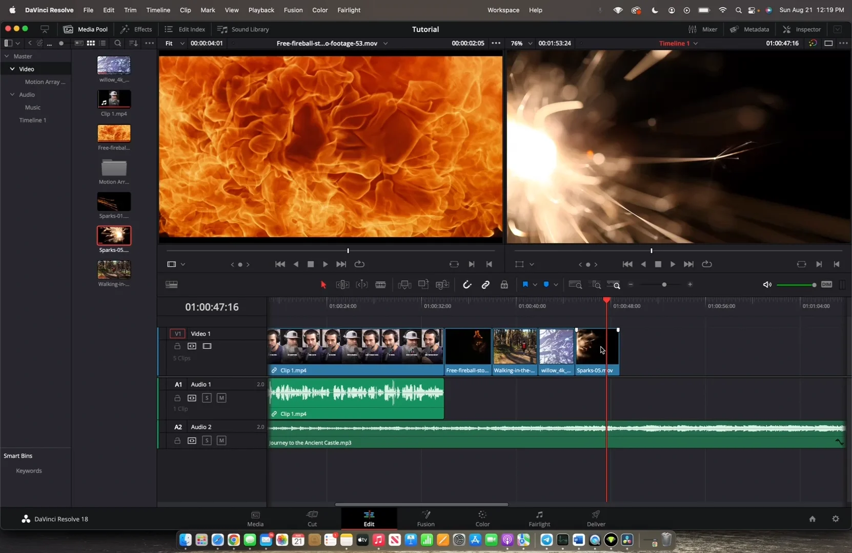 how to utillize the slip edit function on Vimeo