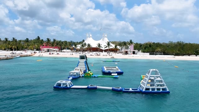 El mejor destino de crucero en Cozumel |Playa Mia Grand Beach Park