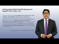 34 - Verfassungsrechtliche Rechtfertigung eines Eingriffs in Art. 5 Abs. 1 GG