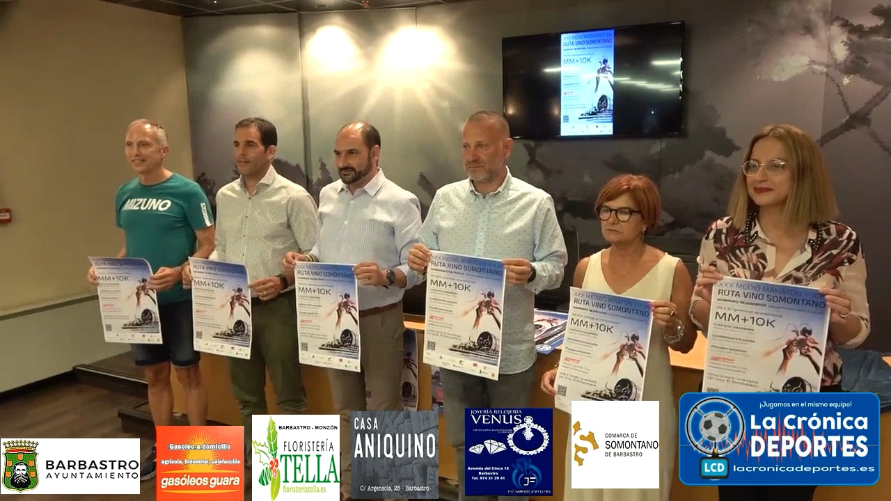 PRESENTACIÓN XXX MEDIO MARATÓN Y 10K, RUTA VINO SOMONTANO (Domingo 18.09.2022)